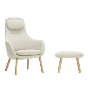 HAL-nojatuoli ja rahi, beige/grey