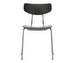 Moca Chair, Dark Oak/Chrome