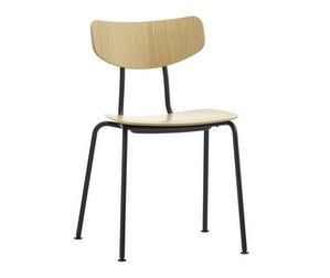 Moca Chair, Light Oak/Black