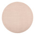 Sametti-matto, harmaa, ⌀ 133 cm