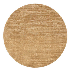 Sametti-matto, keltainen, ⌀ 133 cm