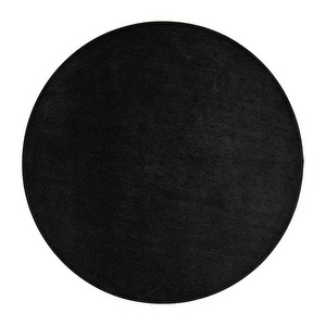 Satine-matto, musta, ø 240 cm