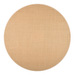 Sisal-matto , beige-harmaa, ø 133 cm