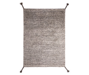 Grid-matto, valkoinen/harmaa, 170 x 240 cm