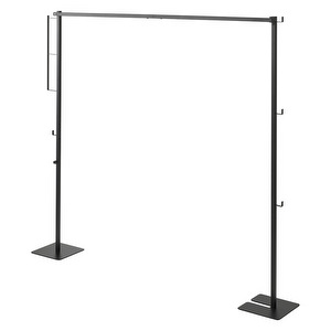 Tower-vaateteline, musta, L 175 cm