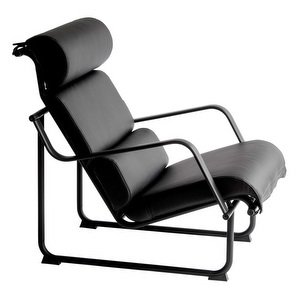 Remmi Armchair, Prestige Leather Black / Black