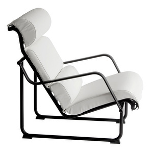 Remmi Armchair, Prestige Leather White / Black
