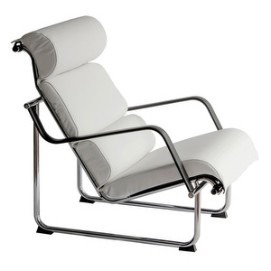 Remmi Armchair, Prestige Leather White / Chrome