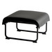 Remmi Footstool, Prestige Leather Black / Black